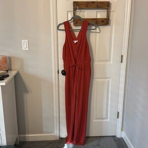Athleta Savannah Jumpsuit Rust/Orange in perfect condition! Size 6